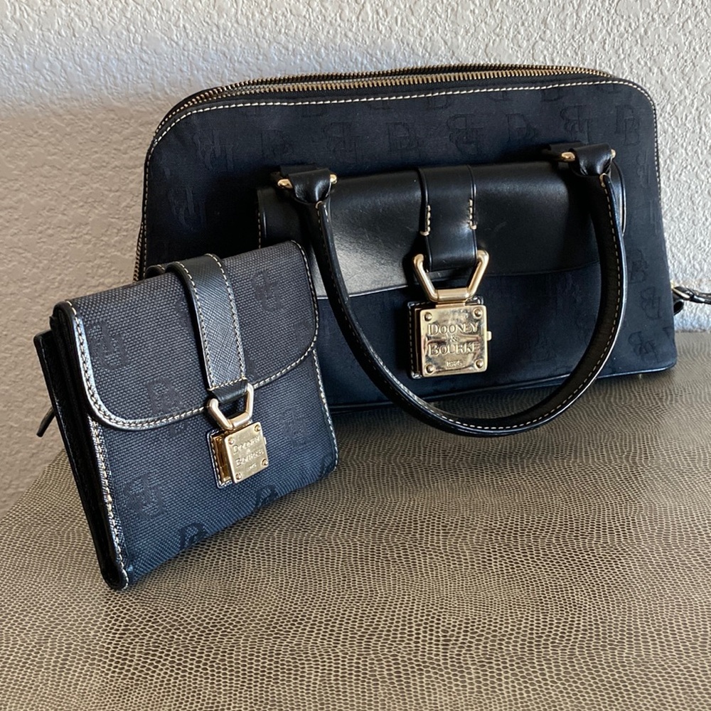 Dooney and Bourke Satchel with Wallet! - Picture 1 of 15